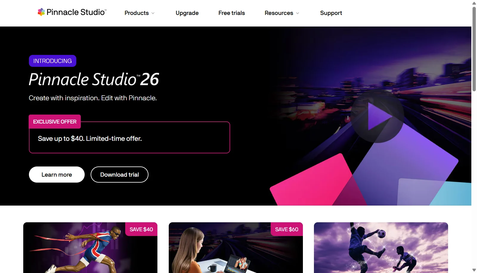 Pinnacle Studio screenshot