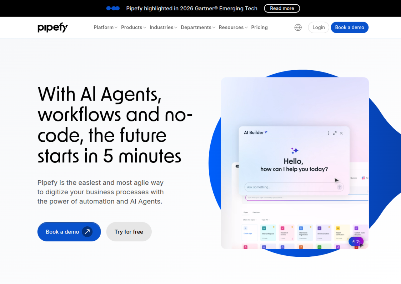 Pipefy screenshot