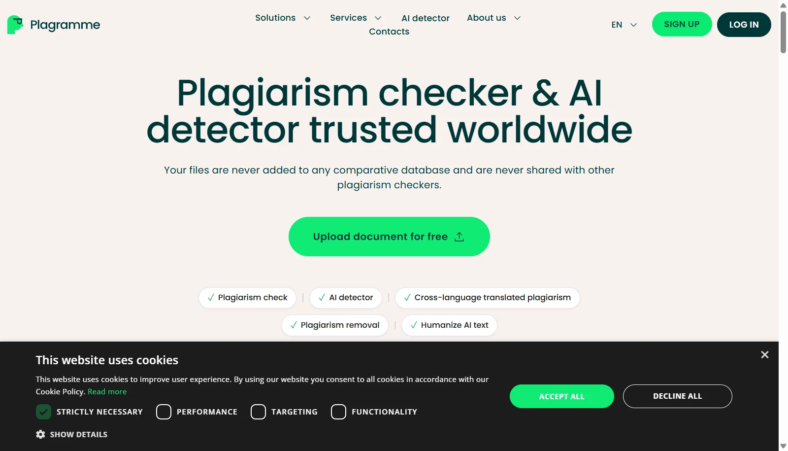 Plagramme screenshot