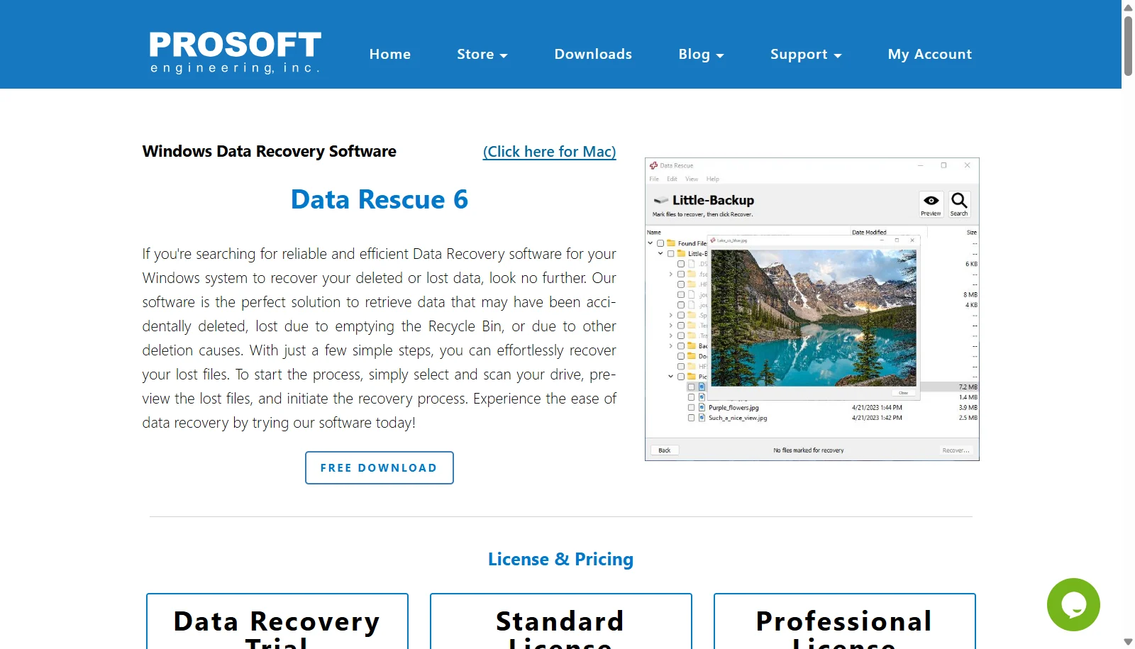 Prosoft Data Rescue screenshot