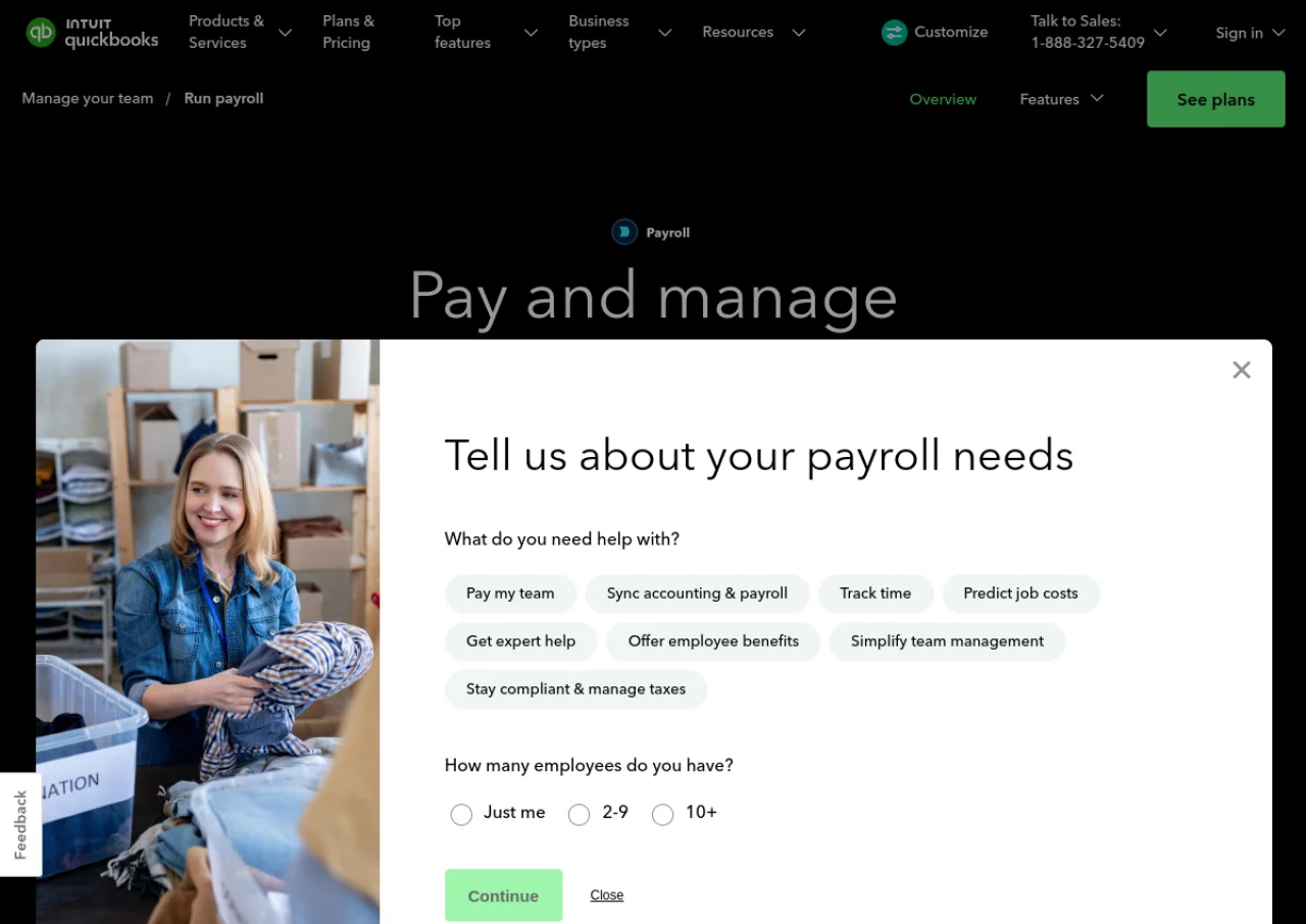 QuickBooks Payroll screenshot