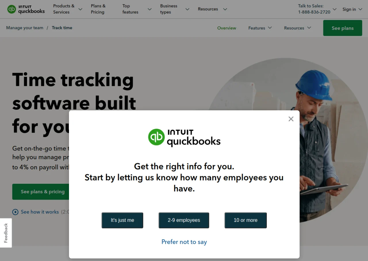 QuickBooks Time screenshot
