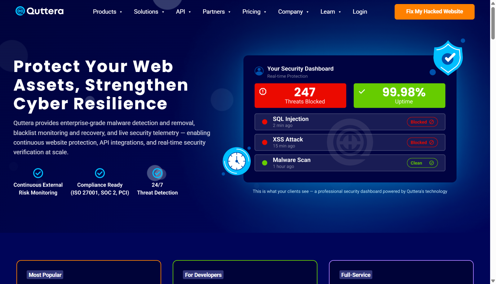 Quttera screenshot