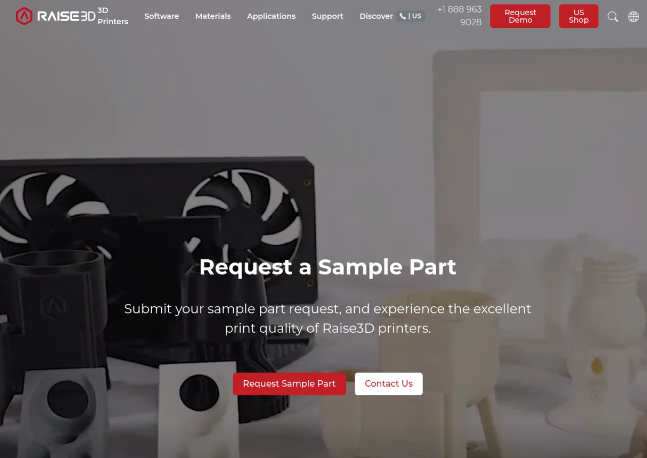 Raise3D screenshot