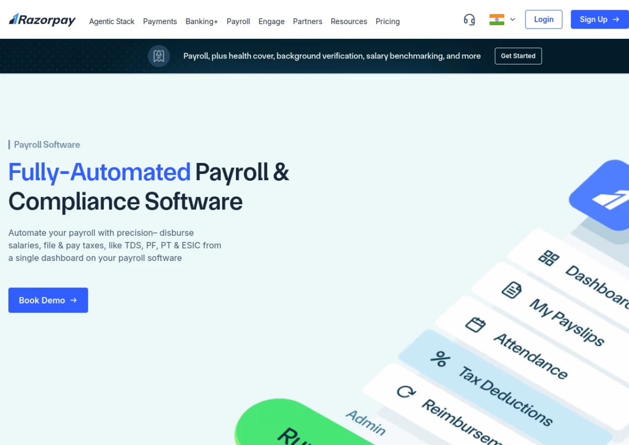 RazorpayX Payroll screenshot