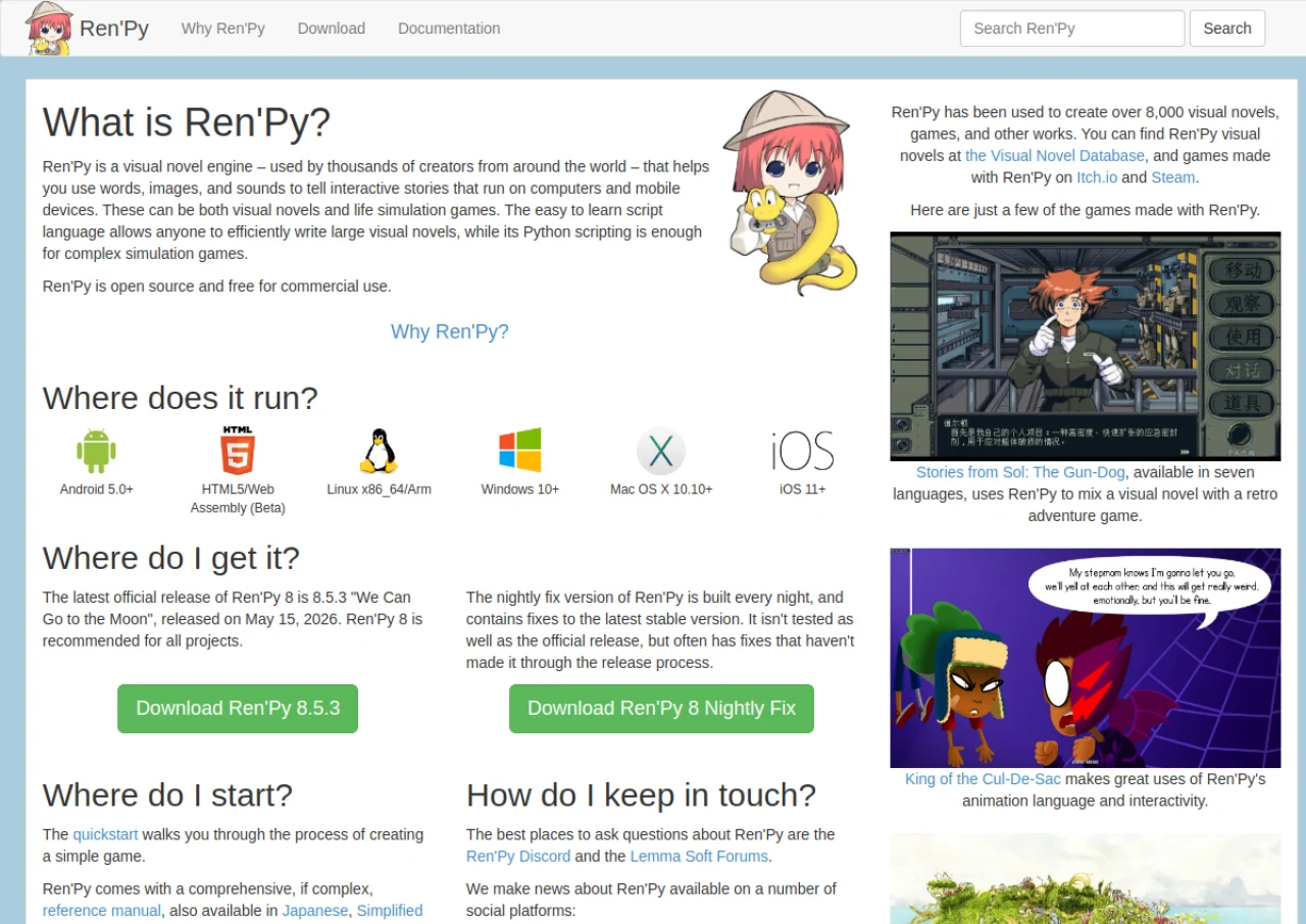 Ren’Py screenshot