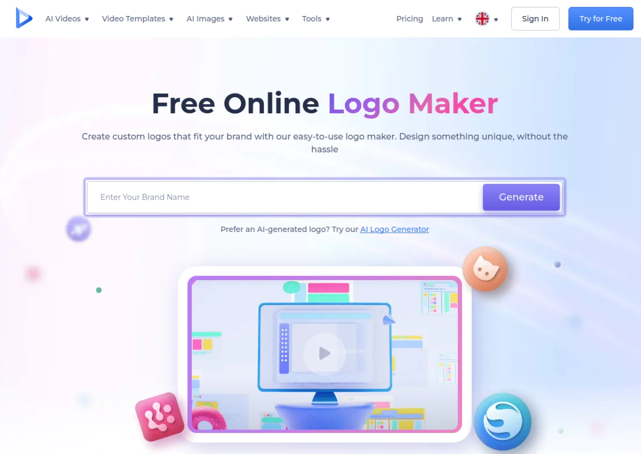 Renderforest Logo Maker screenshot