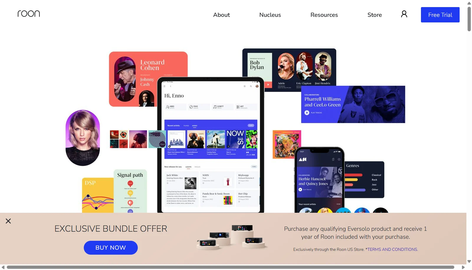 Roon screenshot