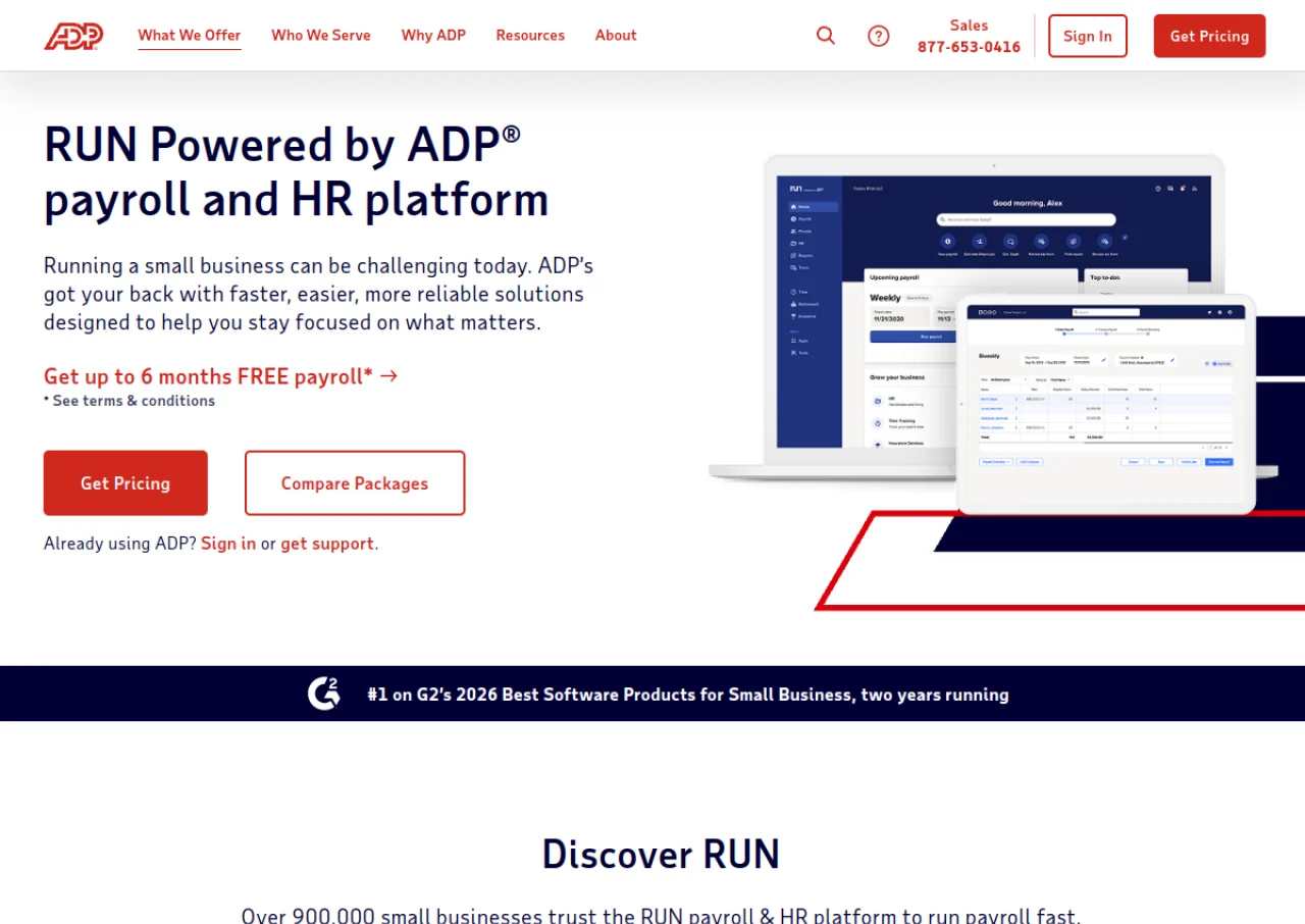 RUN Powered by ADP screenshot