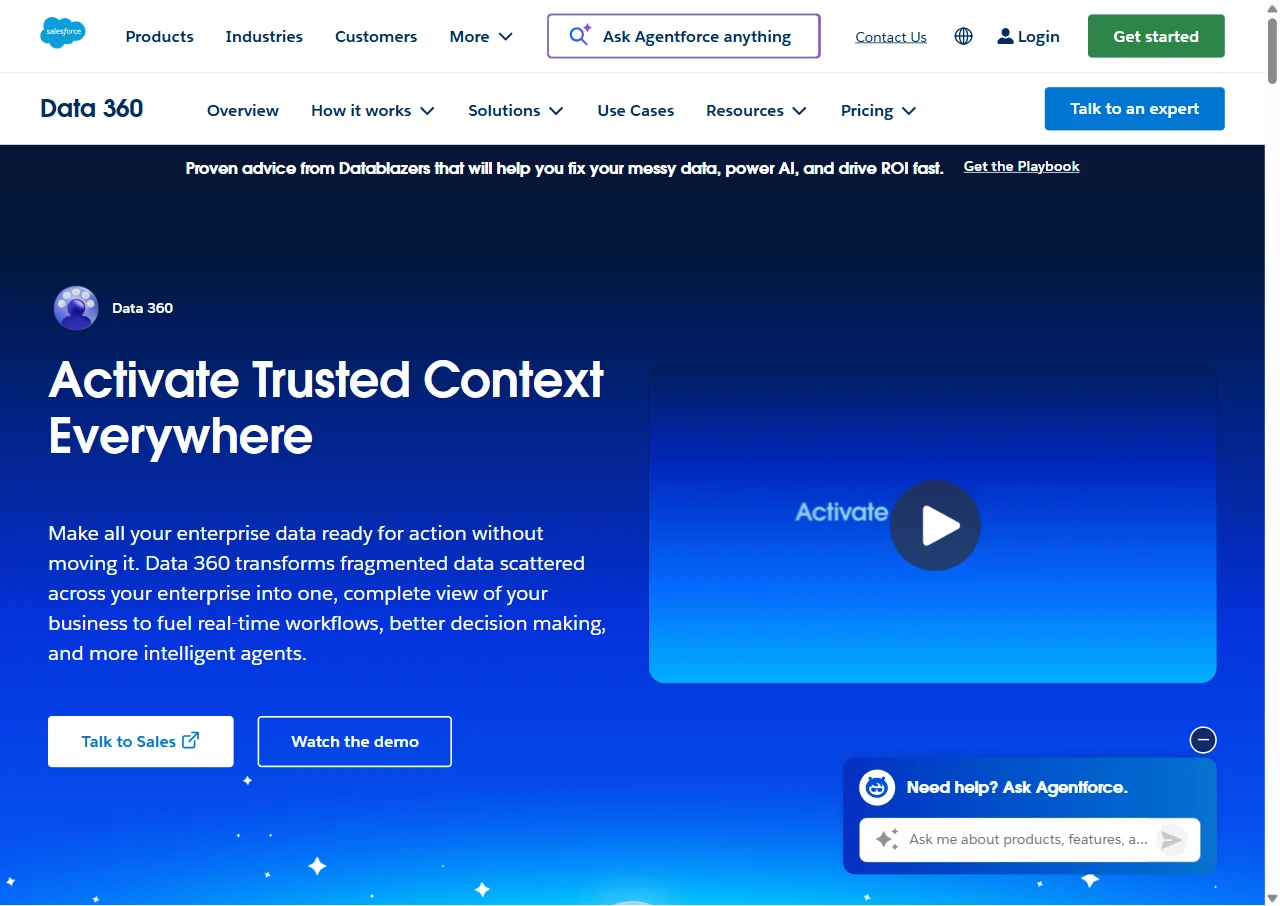 Salesforce Data Cloud screenshot