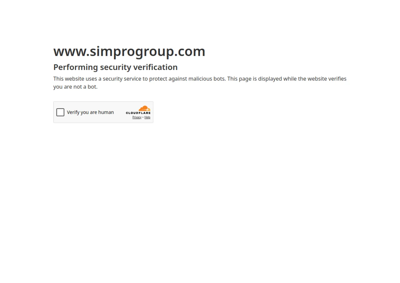 Simpro screenshot