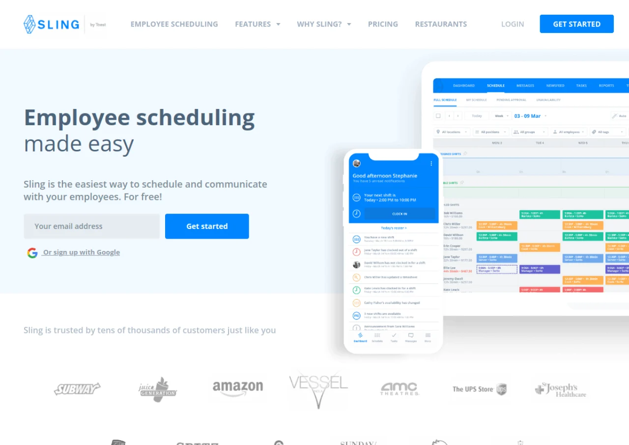 Sling screenshot