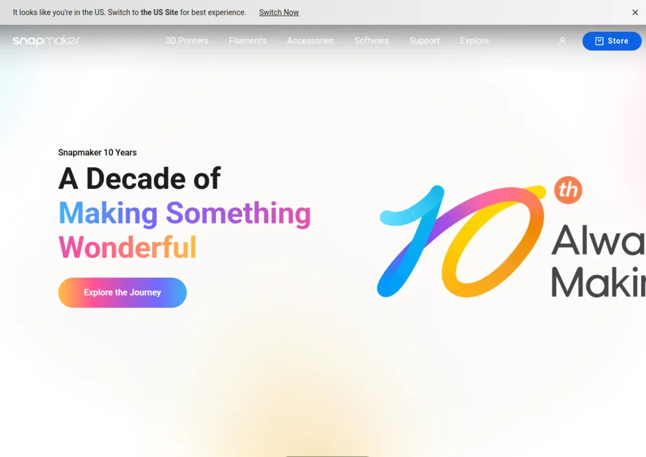 Snapmaker screenshot