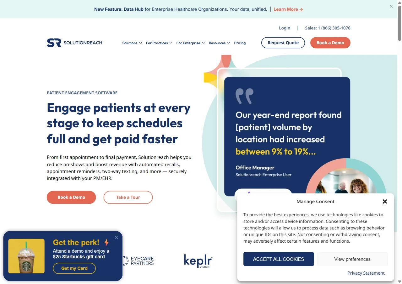 Solutionreach screenshot