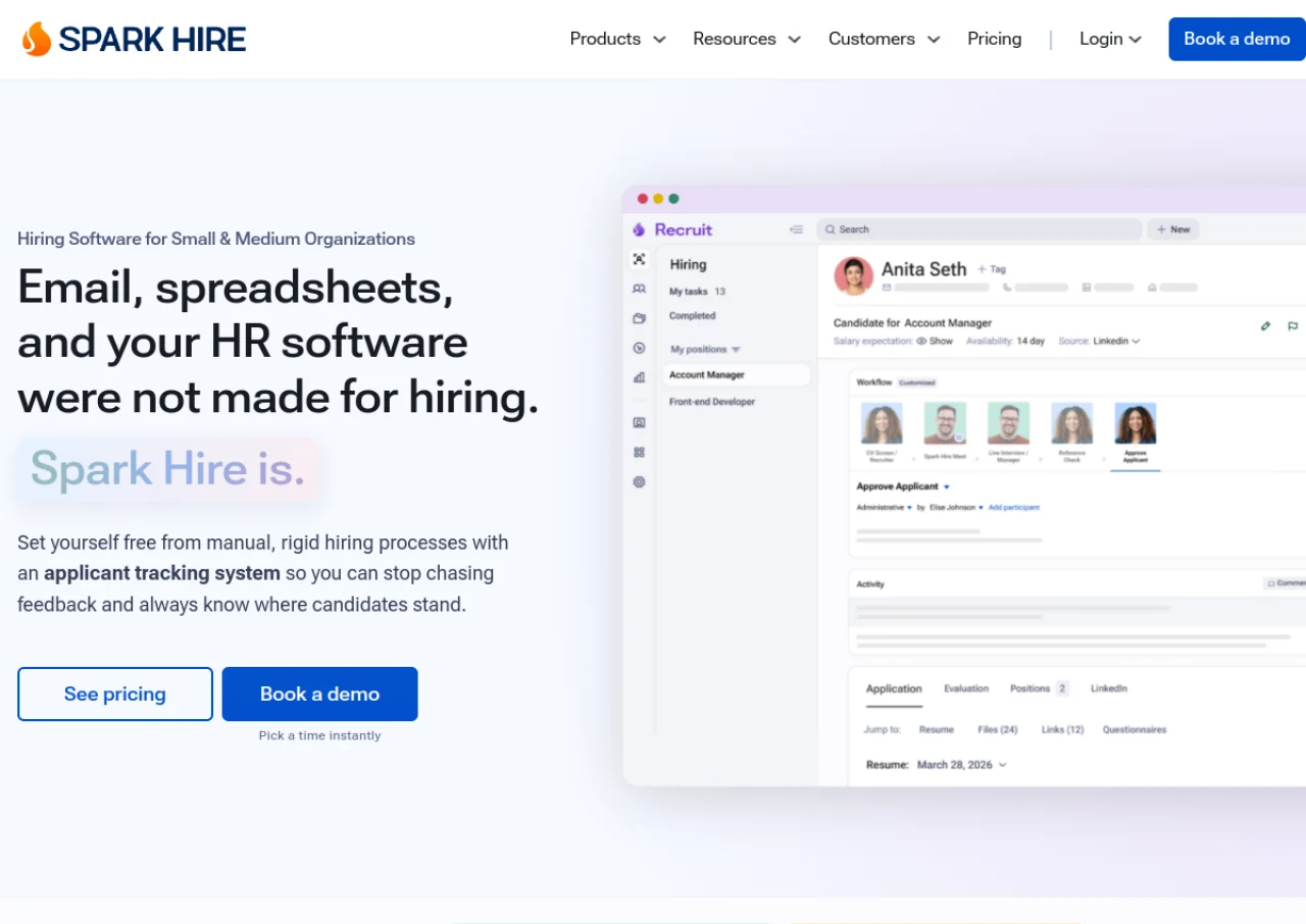 Spark Hire screenshot