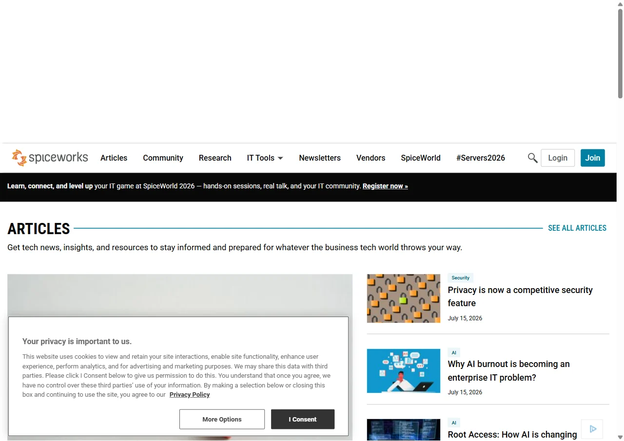 Spiceworks screenshot