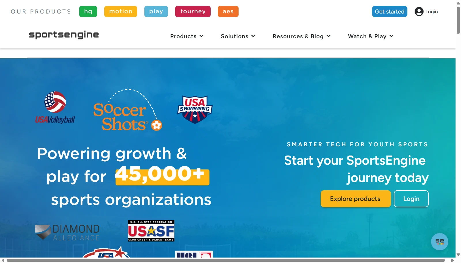 SportsEngine screenshot