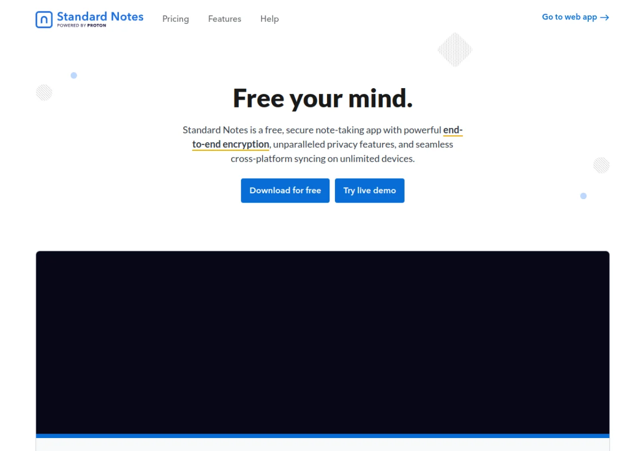 Standard Notes screenshot