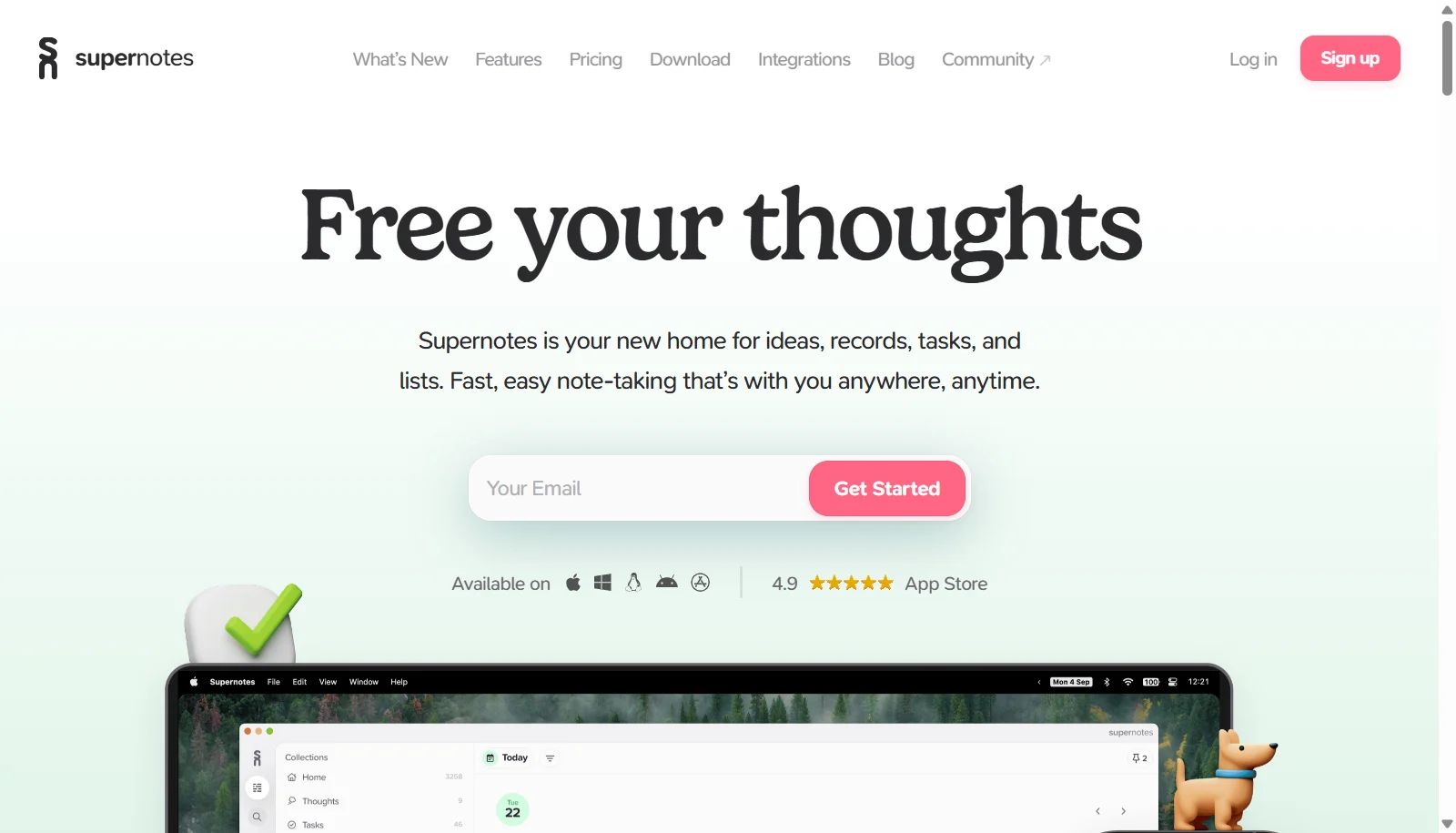 Supernotes screenshot