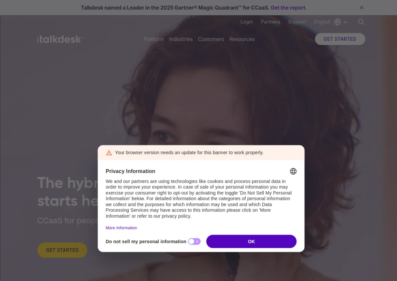 Talkdesk Workforce Engagement screenshot