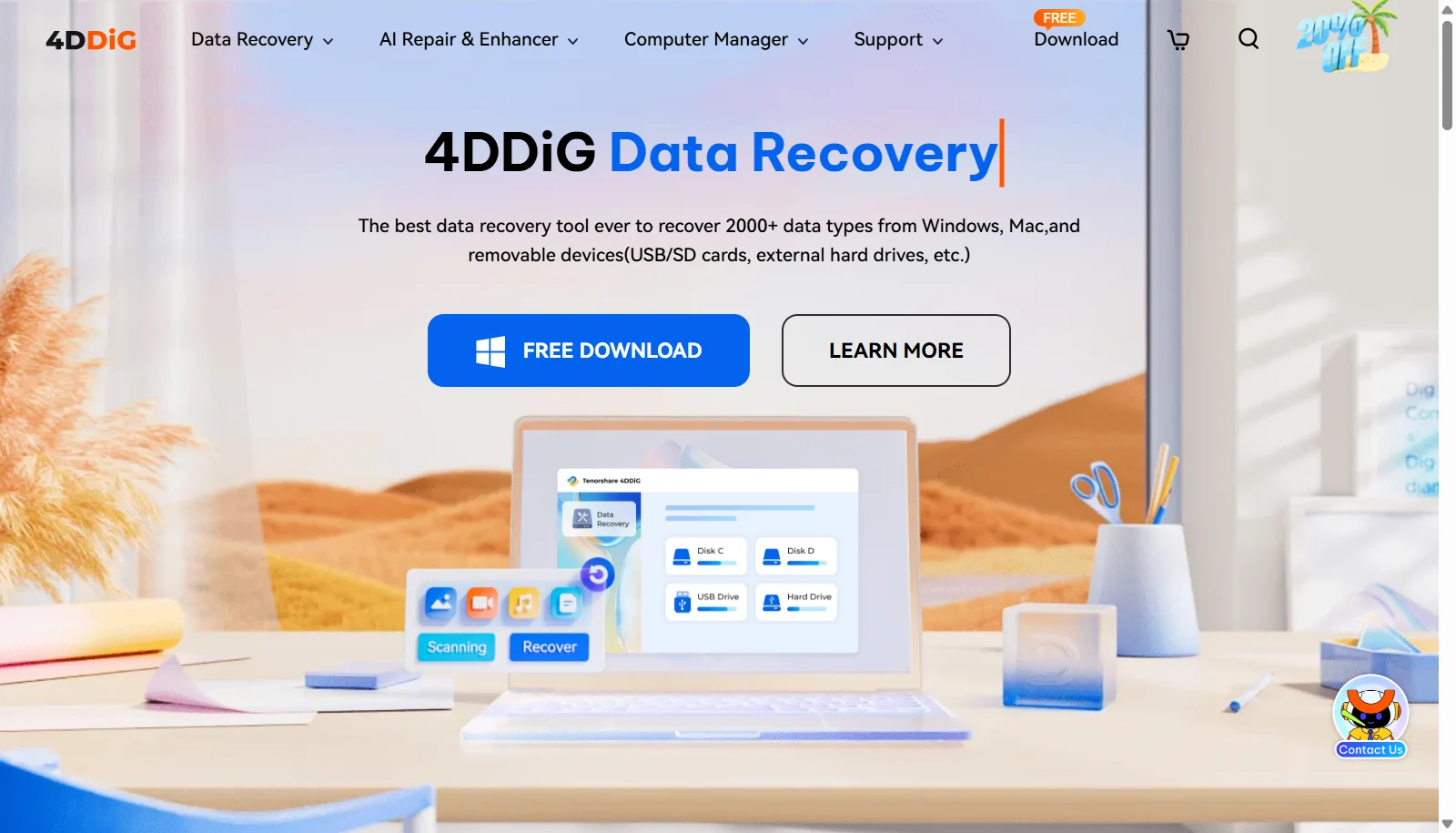 Tenorshare 4DDiG screenshot