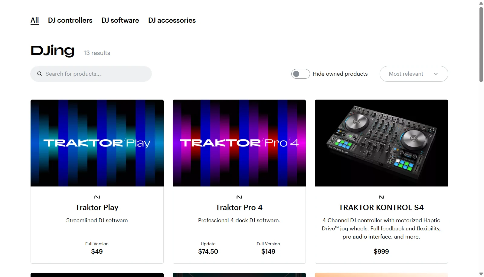 Traktor (Native Instruments) screenshot