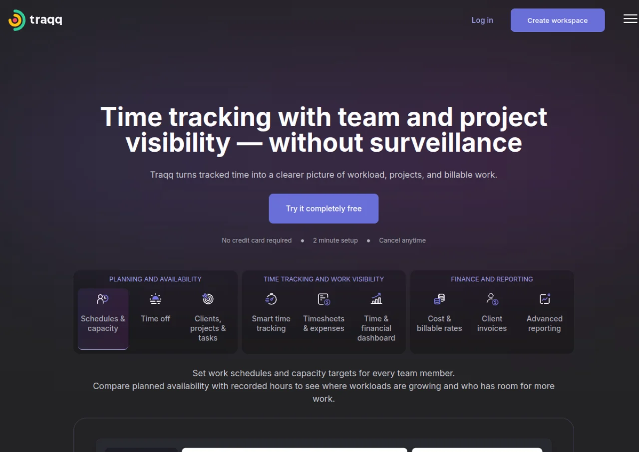 Traqq screenshot