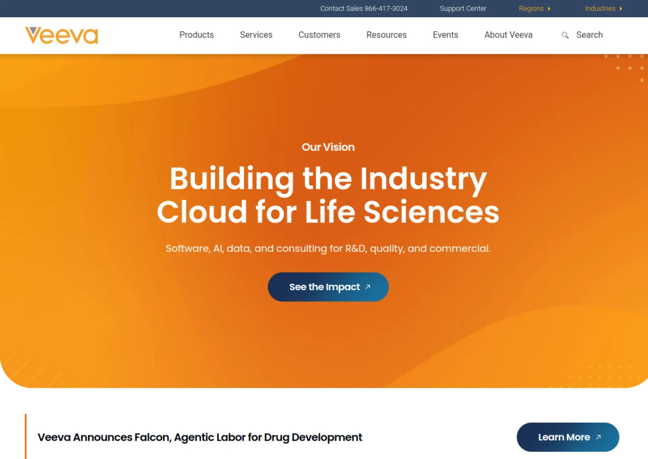 Veeva CRM screenshot