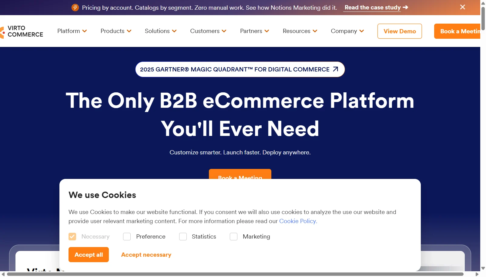 Virto Commerce screenshot