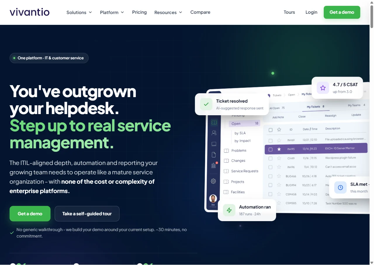 Vivantio screenshot