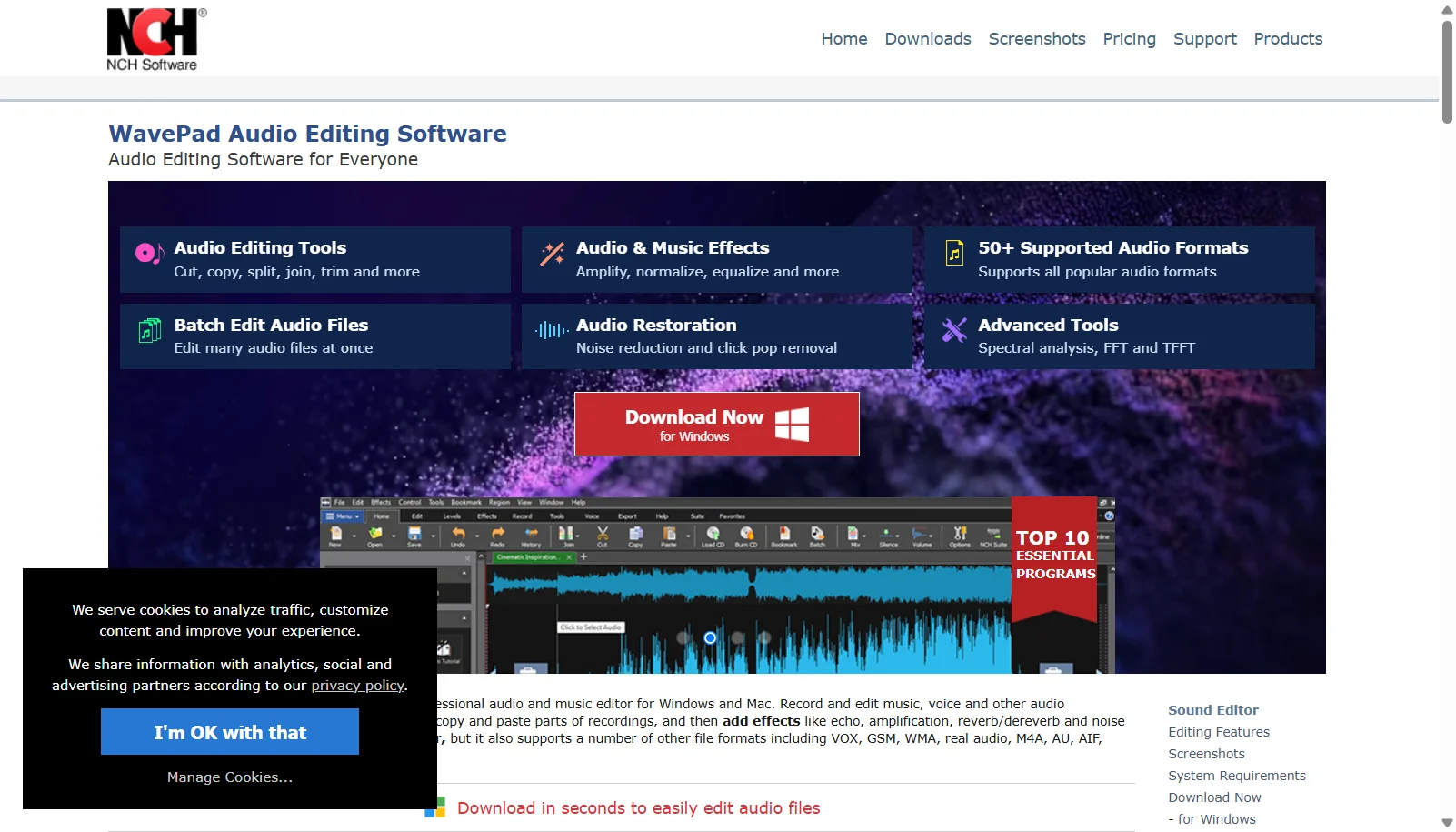 WavePad screenshot