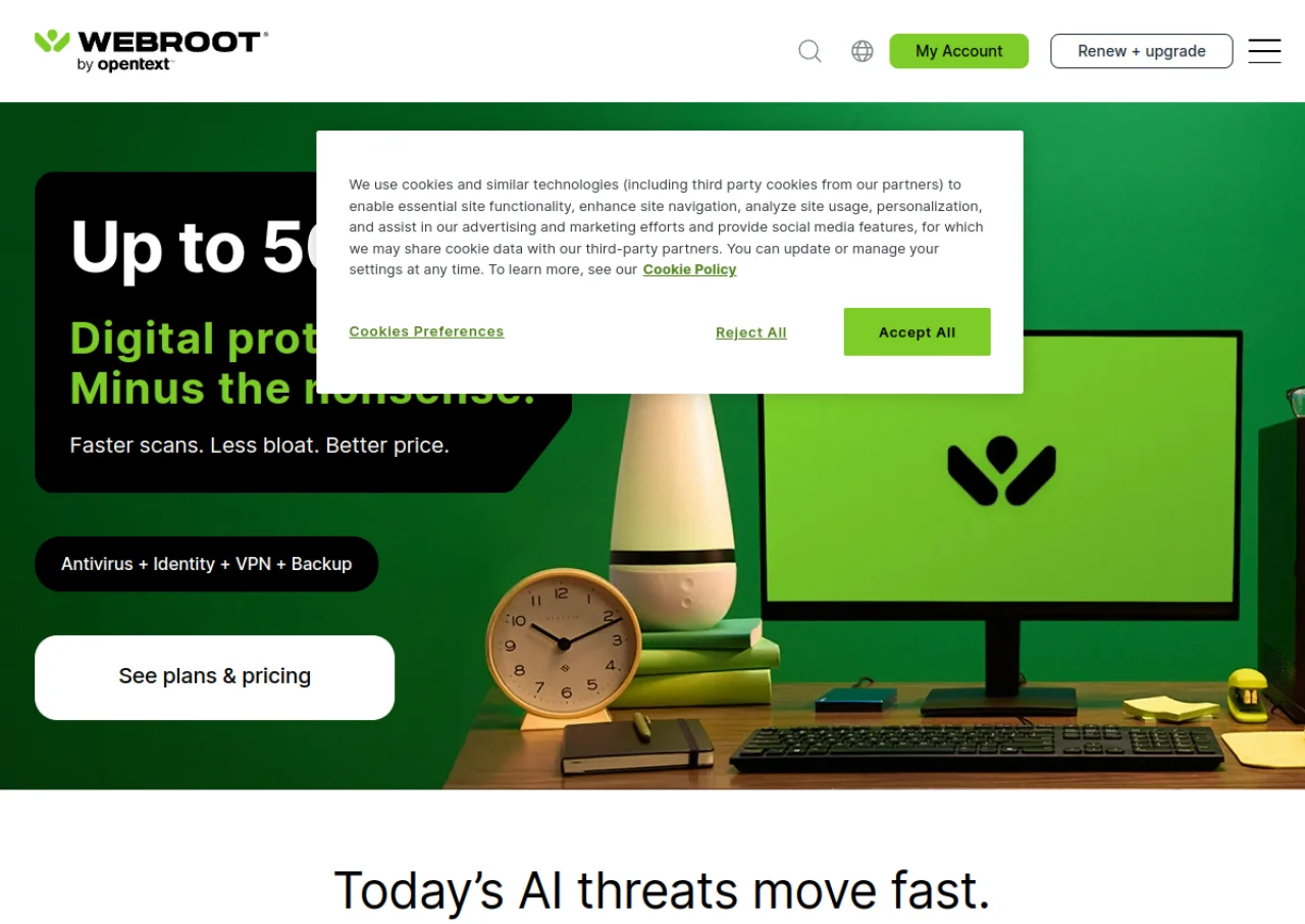 Webroot screenshot