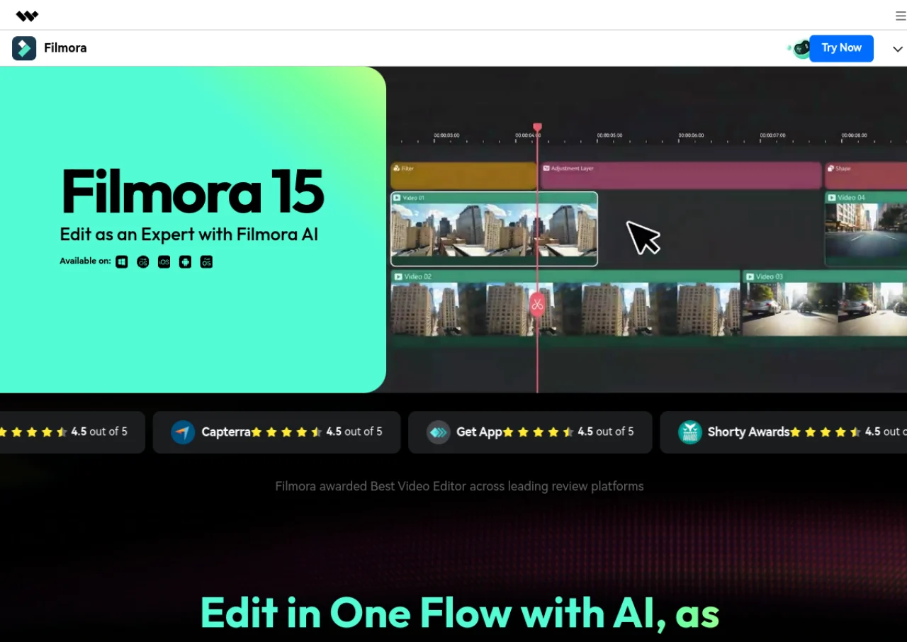 Wondershare Filmora screenshot