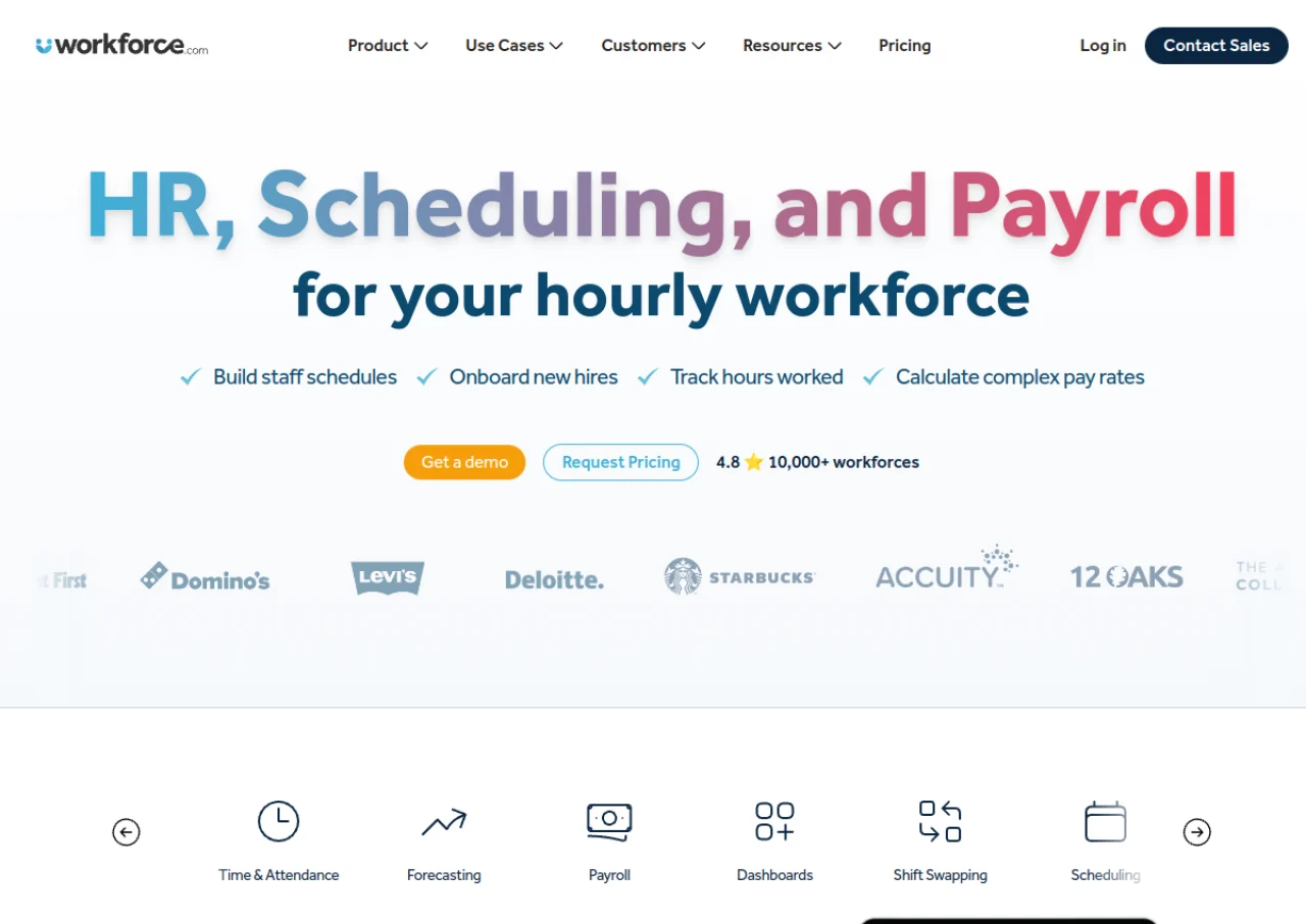 Workforce.com screenshot