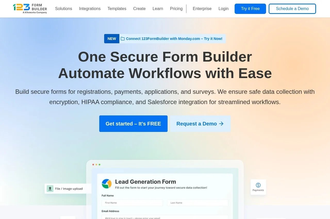 123 Form Builder screenshot