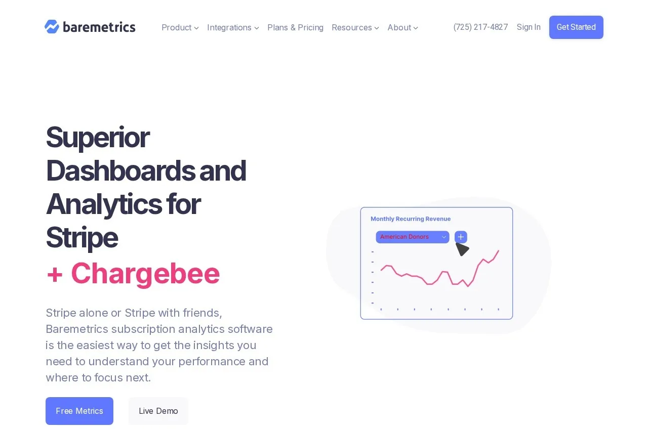 Baremetrics screenshot