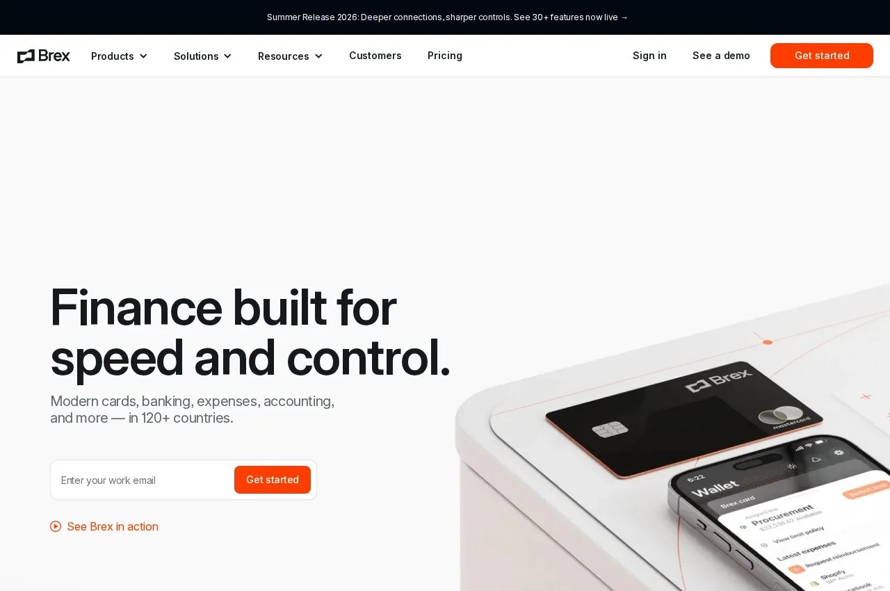 Brex screenshot