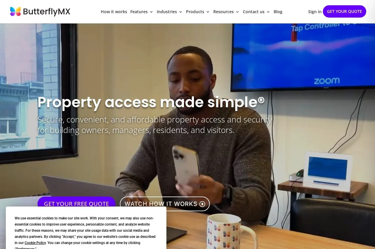 ButterflyMX screenshot
