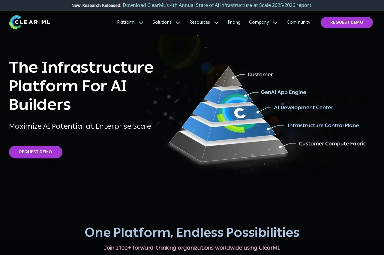 ClearML screenshot