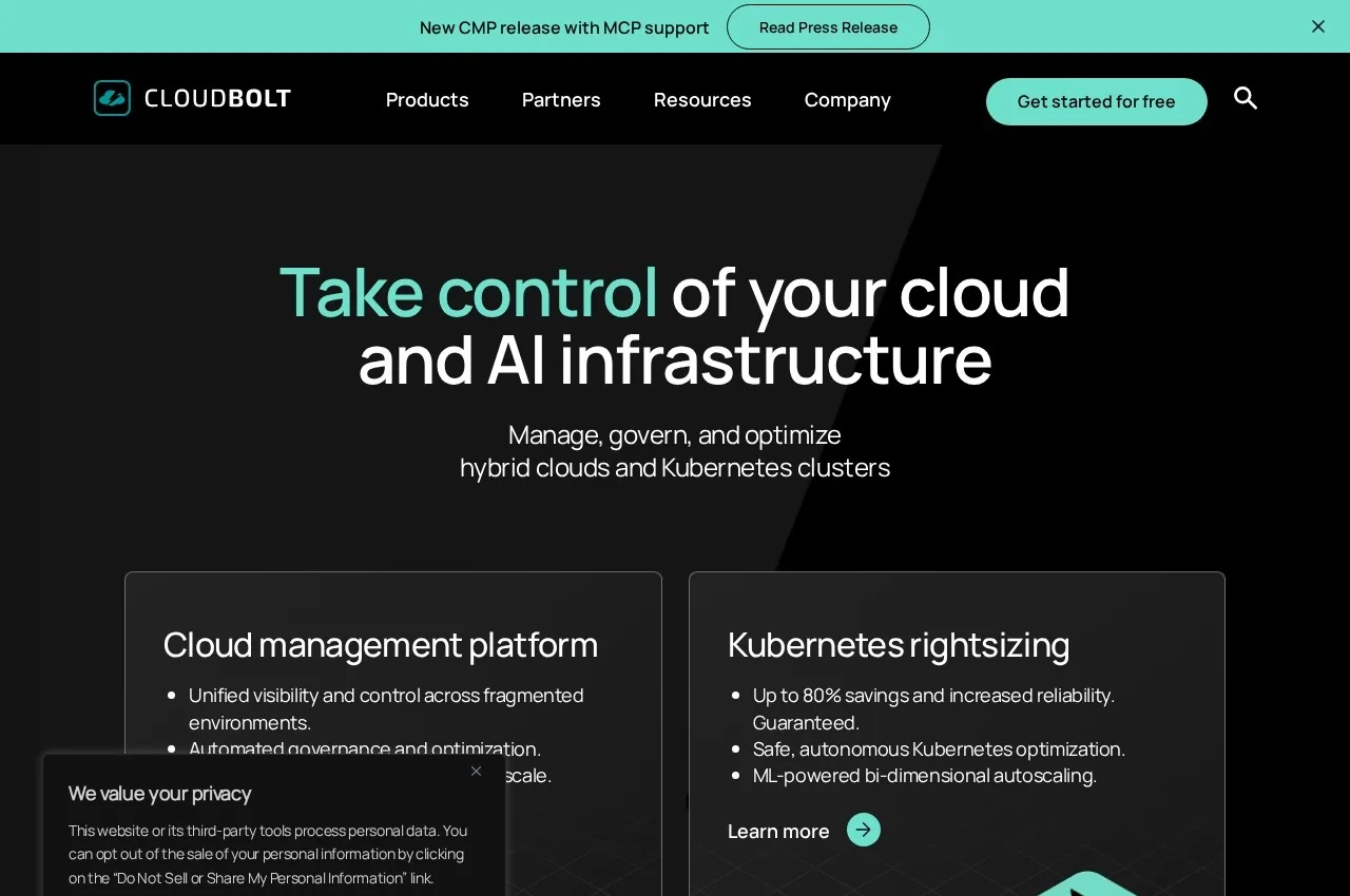 CloudBolt screenshot