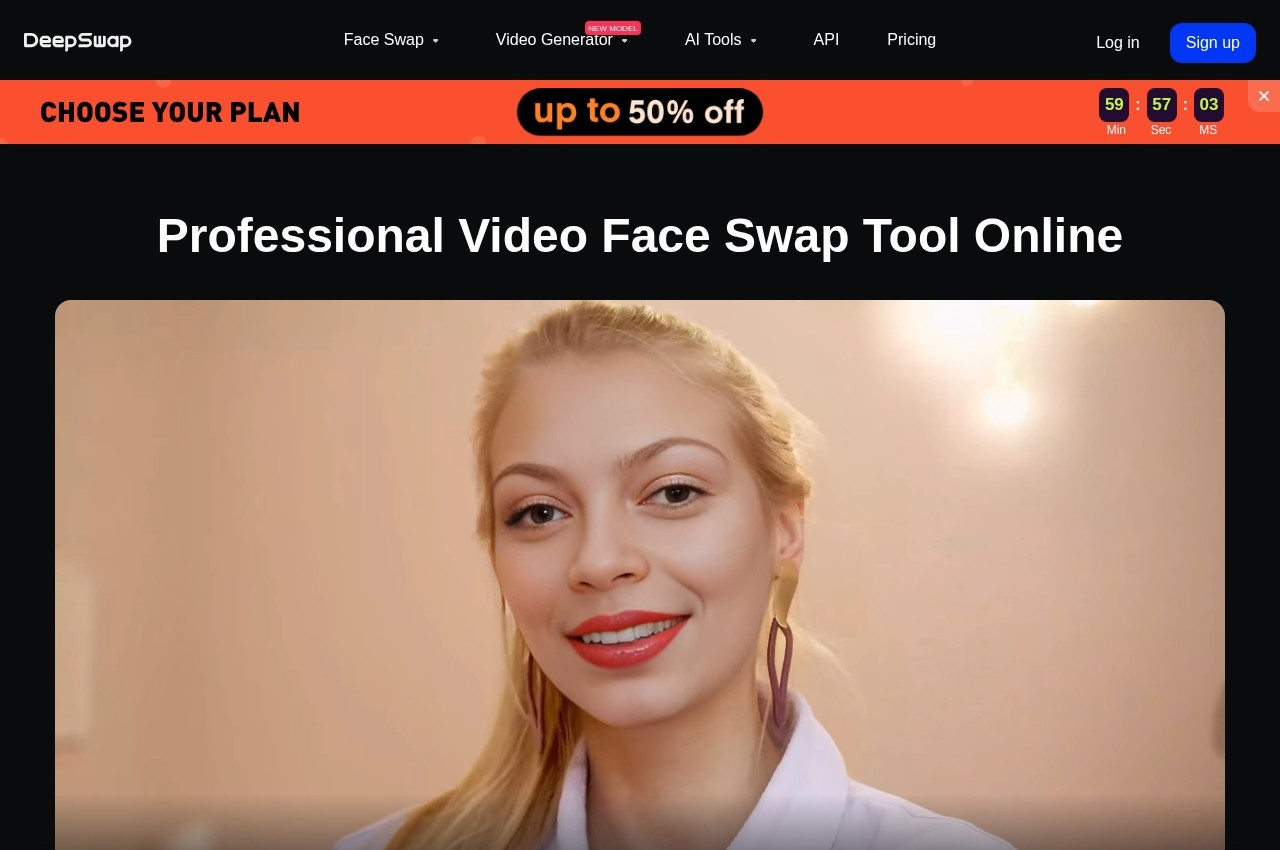 DeepSwap screenshot