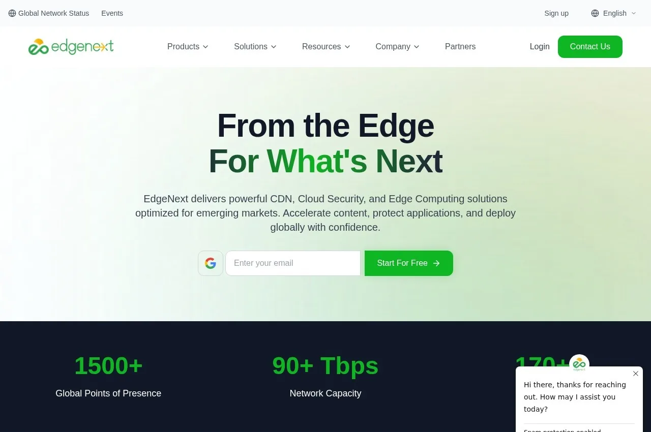 EdgeNext screenshot