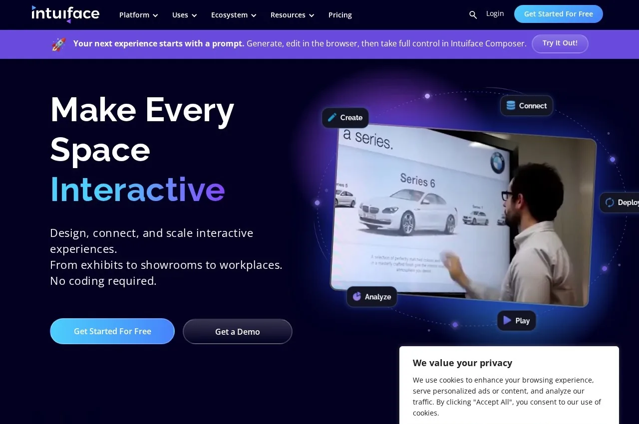 Intuiface screenshot