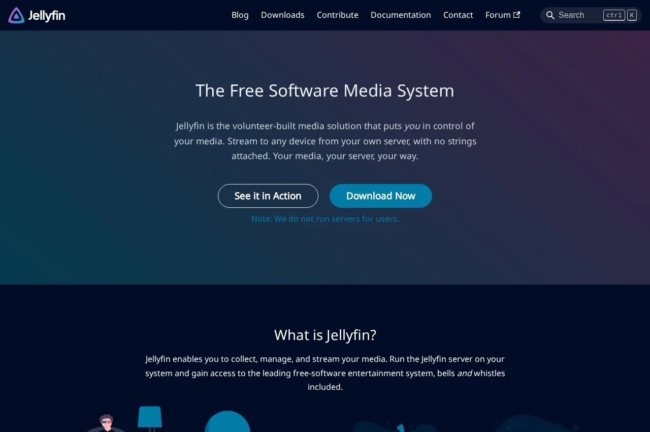 Jellyfin screenshot