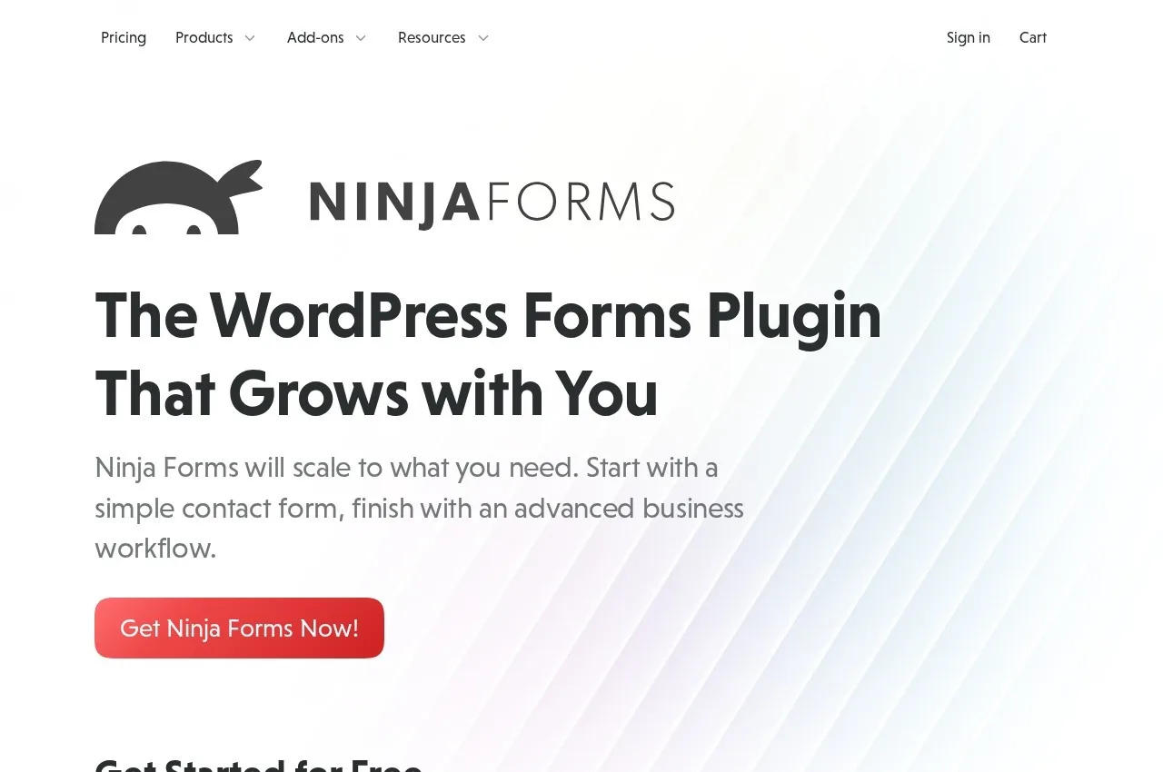 Ninja Forms screenshot
