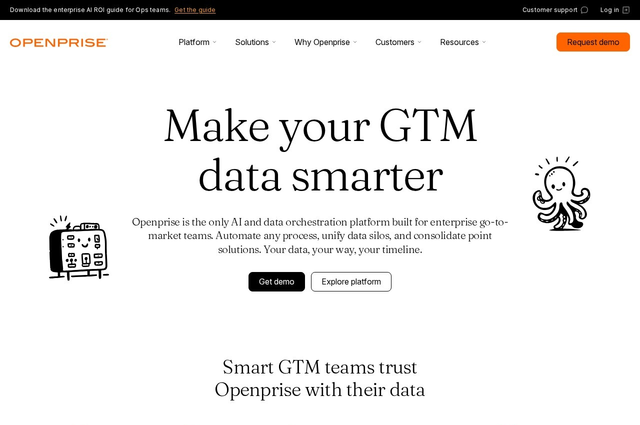 Openprise screenshot