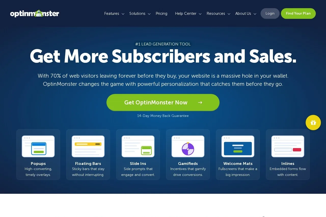 OptinMonster screenshot