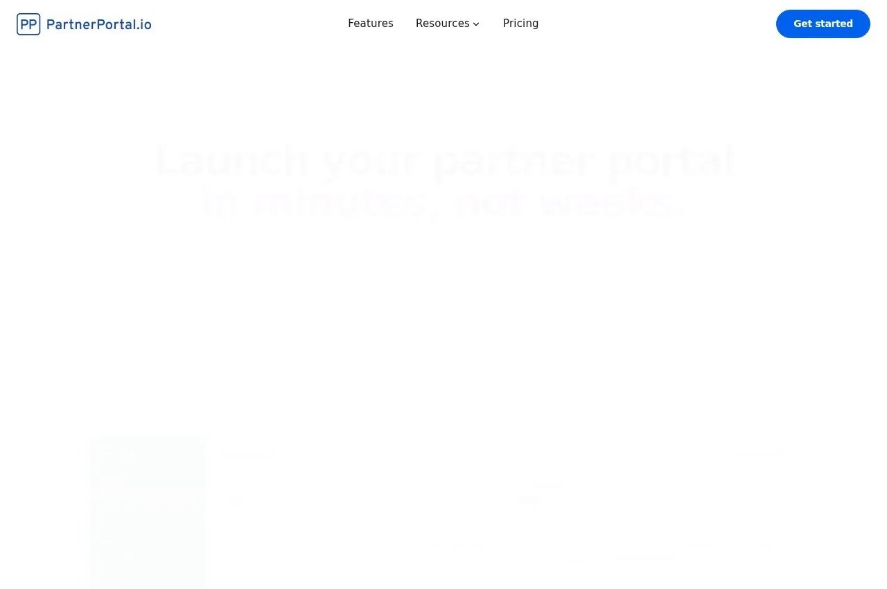 PartnerPortal.io screenshot