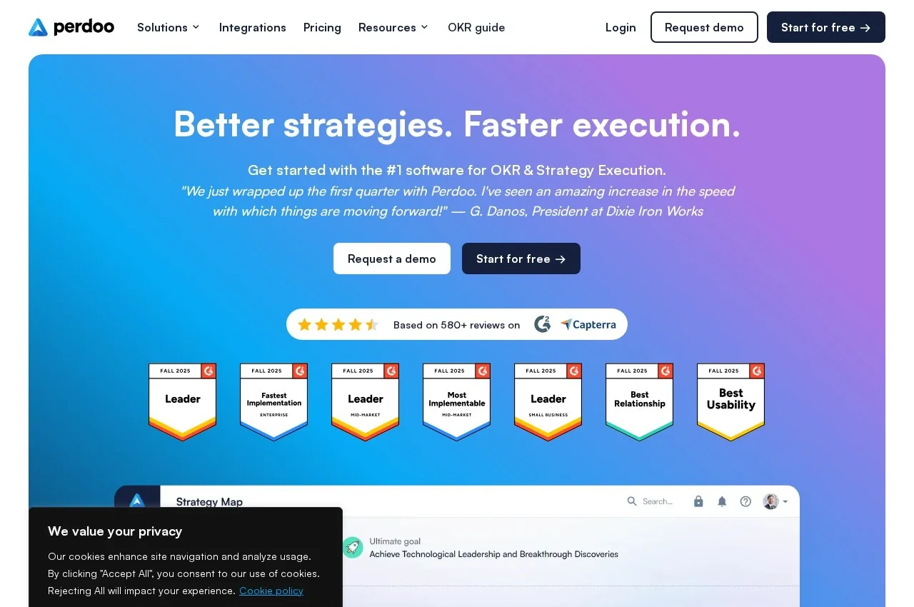 Perdoo screenshot