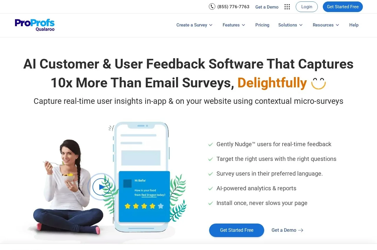 Qualaroo screenshot